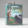 Mermaid Tears Stainless Steel 8 oz Liquor Flask